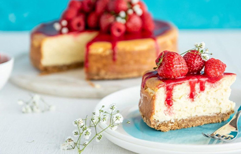 New York Vanilla Cheesecake